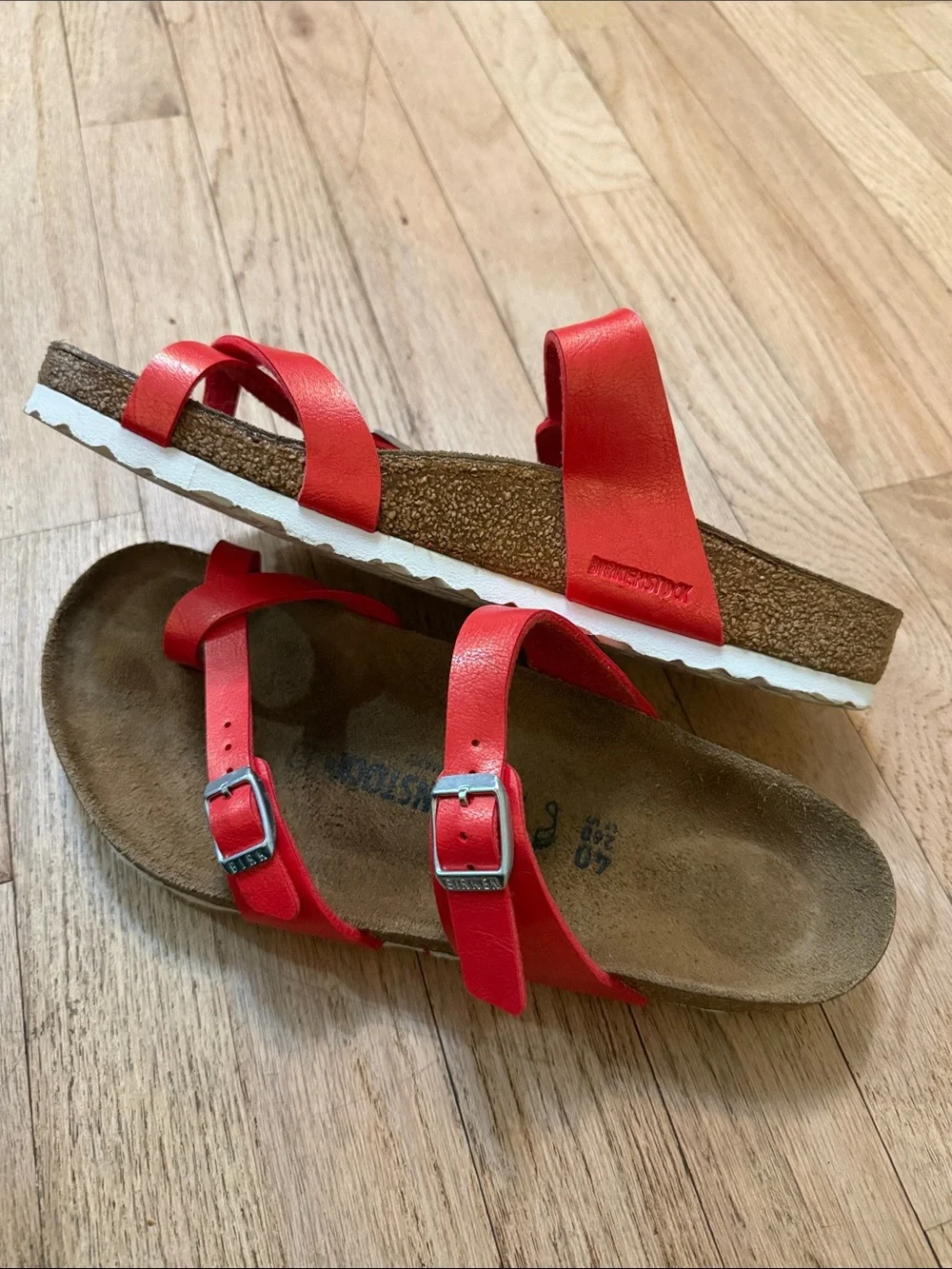 Red Mayari Birkenstock Sandals